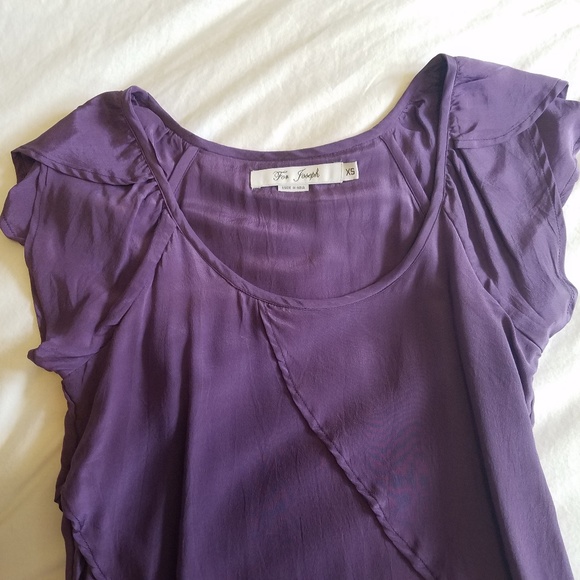 EUC - Lilac Silk Layered Dress - Picture 2 of 7